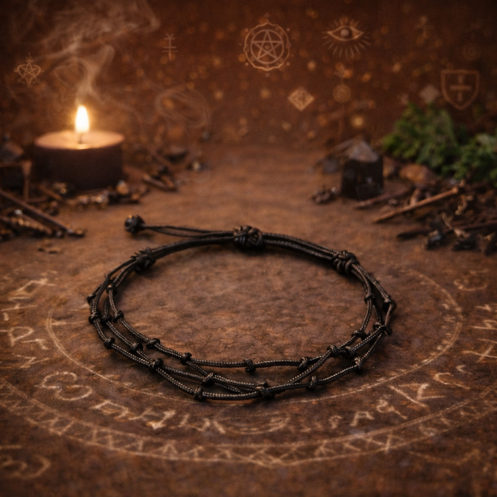 Bratara Spirituala Neagra Personalizata - Protectie, Impamantare si Siguranta Energetica | Giovani Tarot