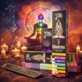 Set 7 Chakre | Betisoare Parfumate + Suport Metalic
