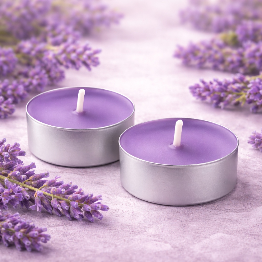 Lumanari parfumate cu Lavanda – Aroma naturala relaxanta pentru somn, liniste si echilibru interior