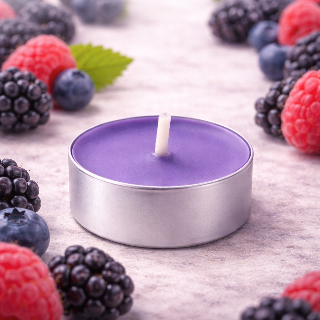 Lumanari parfumate Forest Fruits Aura – aroma fructe de padure, parfum intens si dulce-acrisor