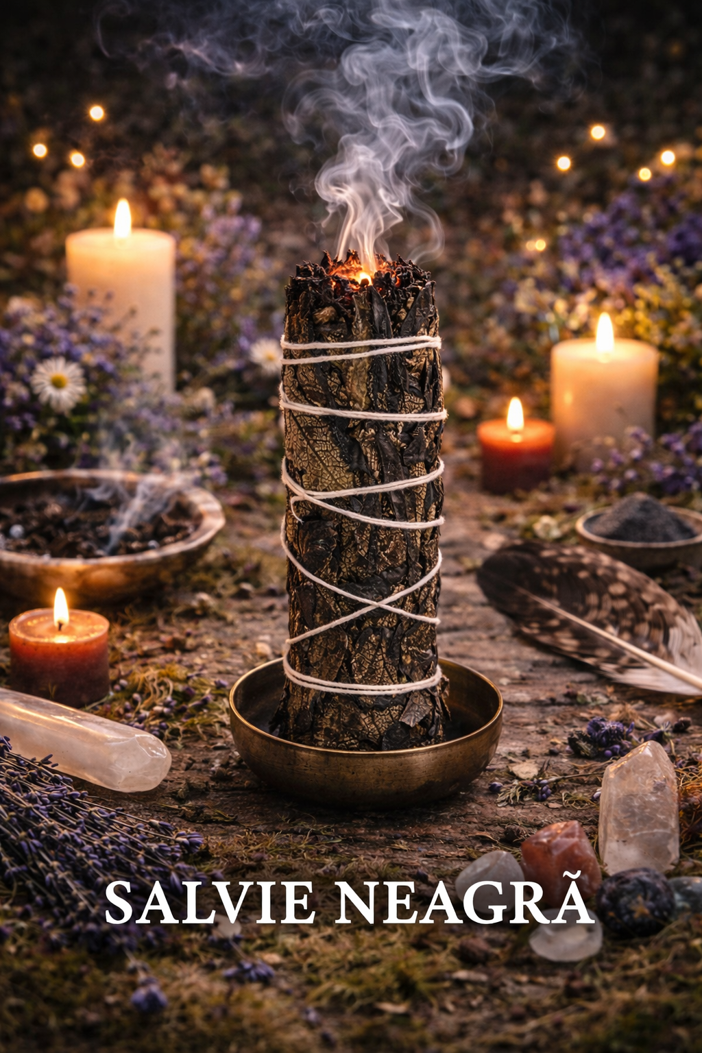 Salvie neagra – purificare energetica profunda si protectie spirituala  | Selectata in practica Giovani Tarot