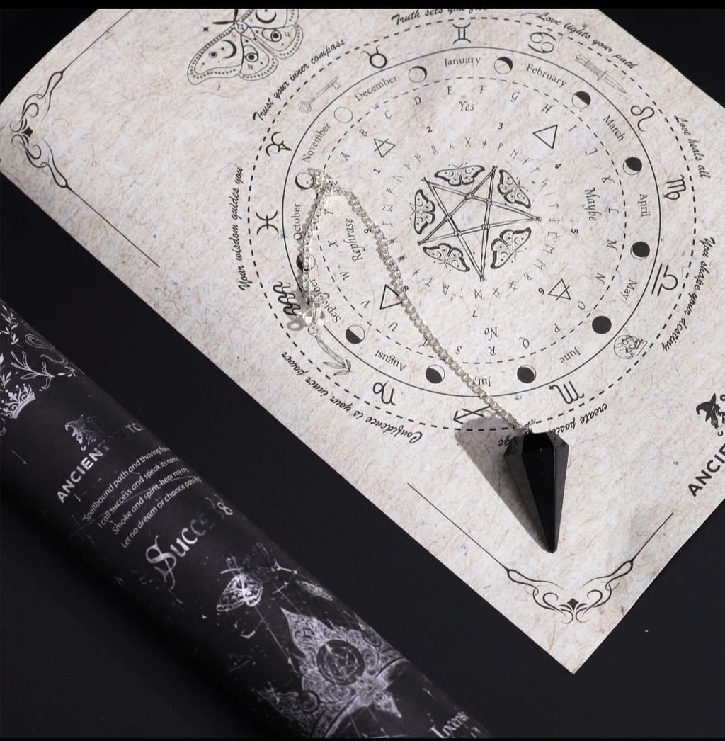 Ritual Spiritual pentru Claritate si Raspunsuri Interioare cu Betisoare, Suport, Pendul si Harta Intuitiva