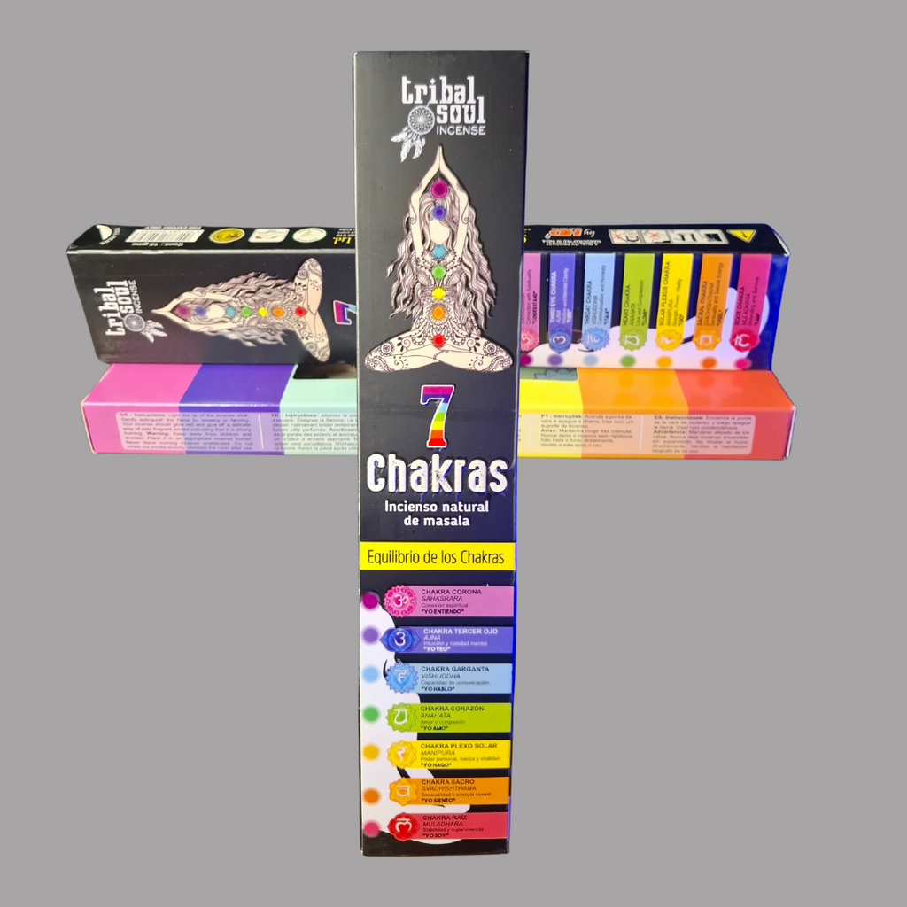 Set 7 Chakre | Betisoare Parfumate + Suport Metalic
