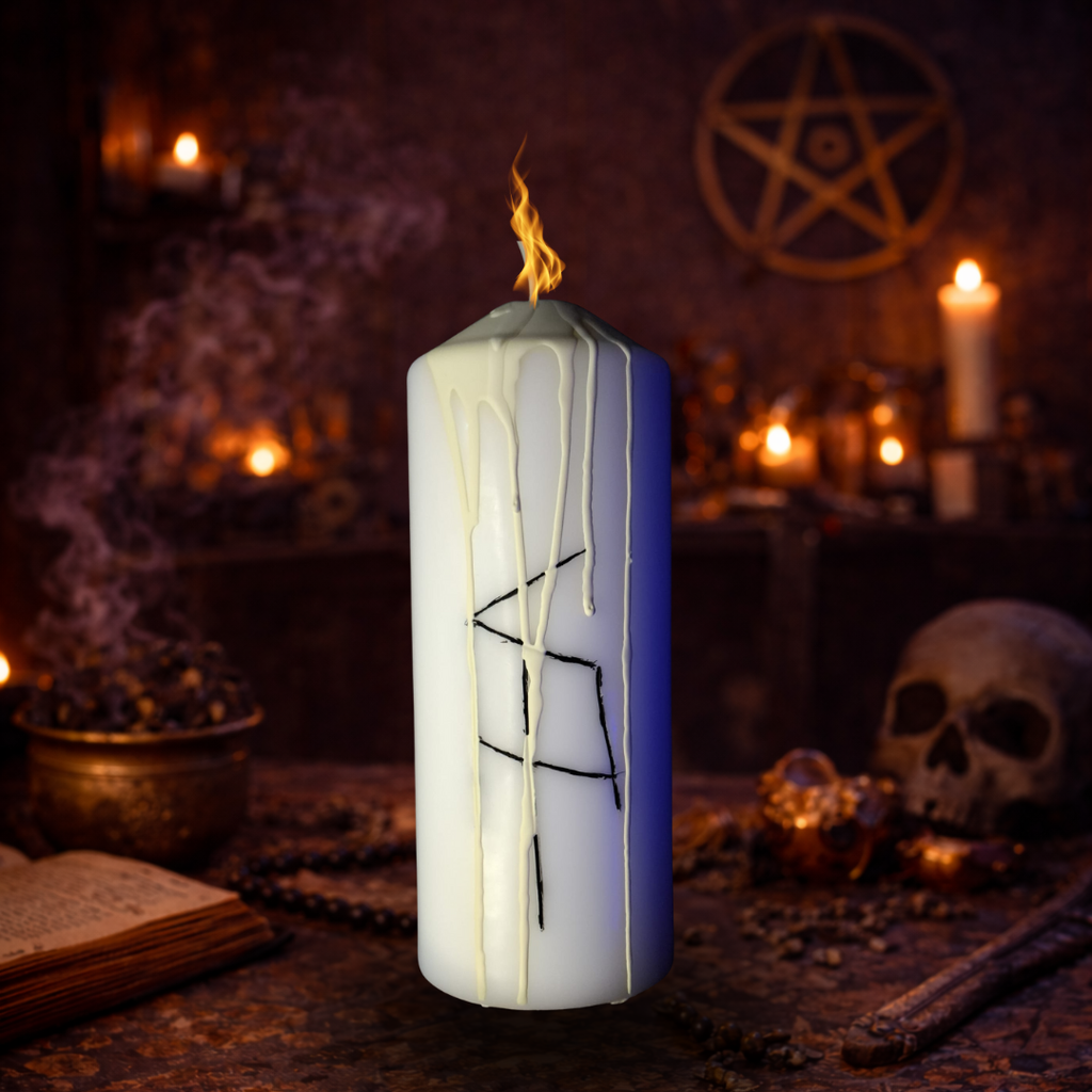 Curatarea Juramintelor – Lumanare Talisman cu Sigilii Runice pentru Eliberare Energetica, Claritate Interioara, Detasare Emotionala si Echilibru Spiritual – Giovani Tarot