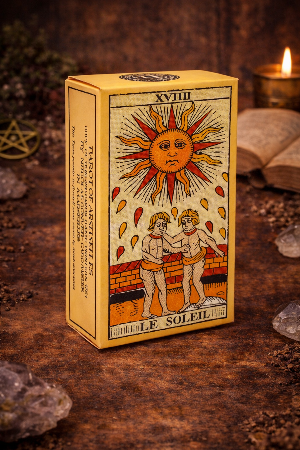 Carti Tarot de Marseille clasice – pachet complet pentru divinatie, tarot traditional si dezvoltare spirituala