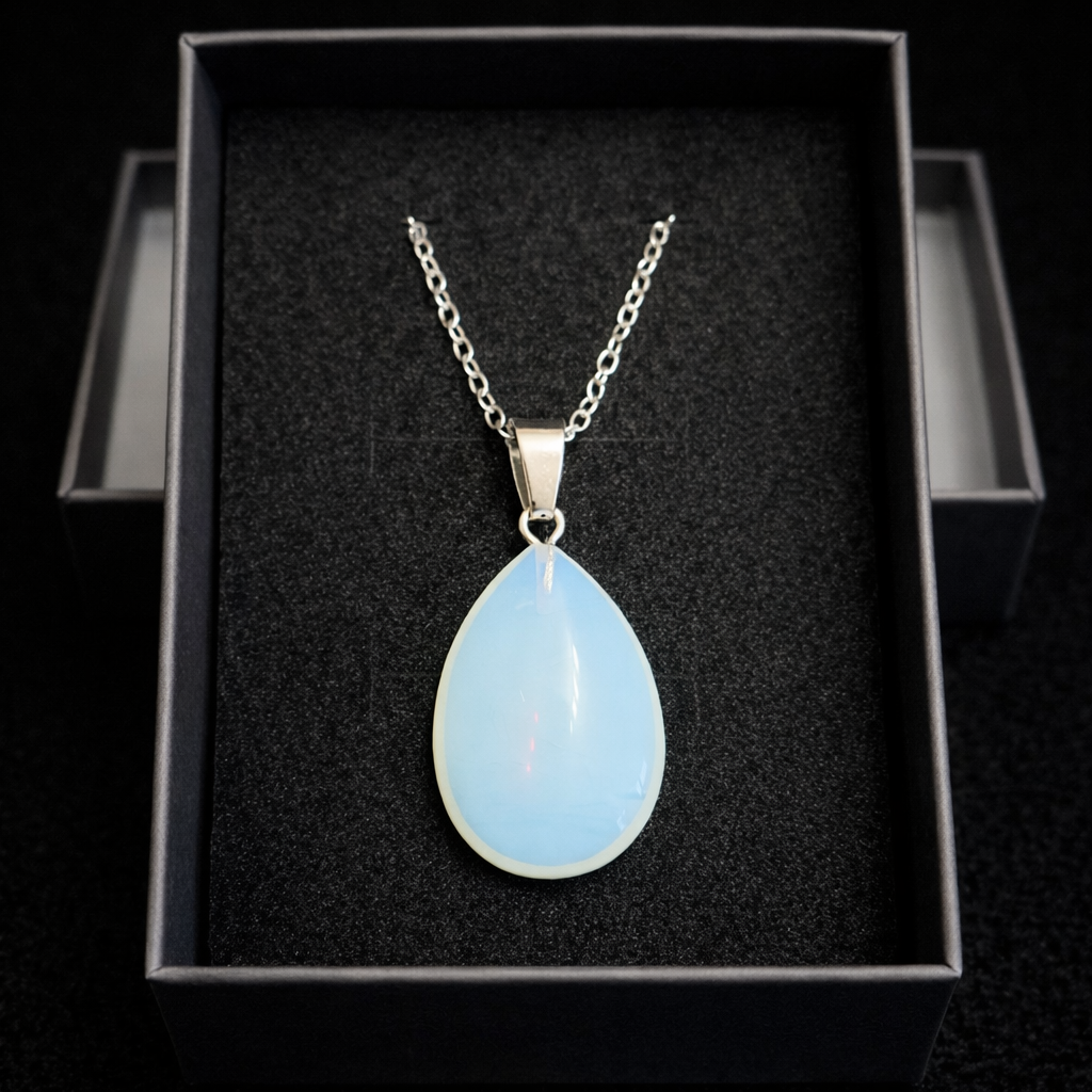 Pandantiv tip Opalit albastrui – imitatie